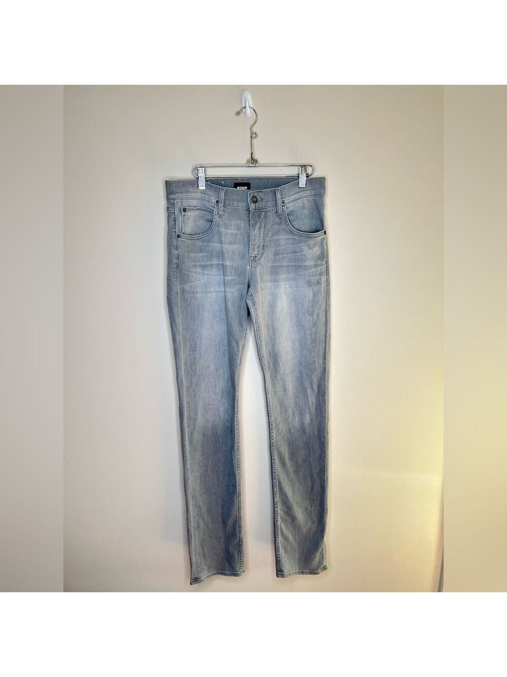 Hudson Blake Jeans Grey Cotton Lyocell Stretch Size 30